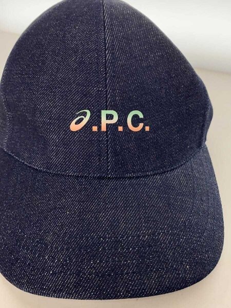 A.P.C.(アーペーセー) / casquette asics INDIGO 58/キャップ/M/デニム
