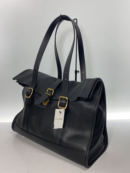 HERZ(ヘルツ) / ロールトップトート/トートバッグ/レザー/BLK/無地/T-4 