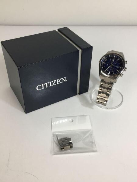 CITIZEN(シチズン) / ソーラー腕時計/デジタル/ステンレス/ネイビ 