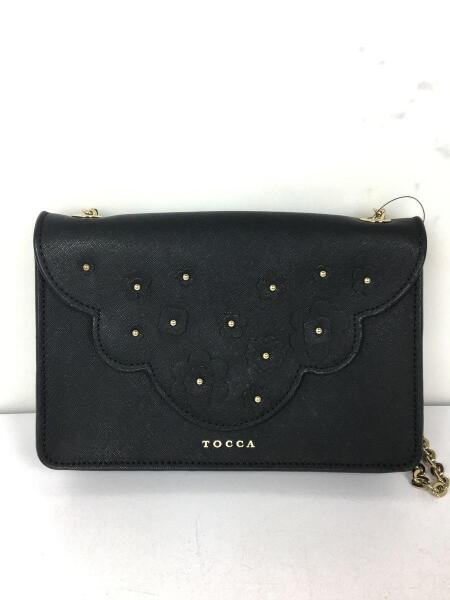 TOCCA(トッカ) / ショルダーバッグ/牛革/ブラック/花柄/ミニショルダー 