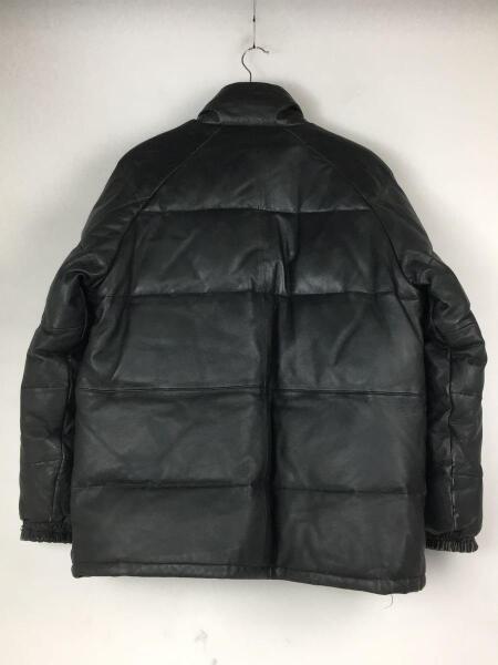 RIGEL ブラック レザー ダウンジャケット L 1990s RIGEL シープスキン 