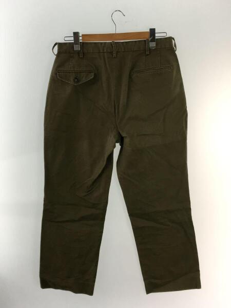 BROWN by 2-tacs / ボトム/S/コットン/KHK/B27-P002 BROWN by 2-tacs(ブラウンバイツータックス) / スラックスパンツ/L