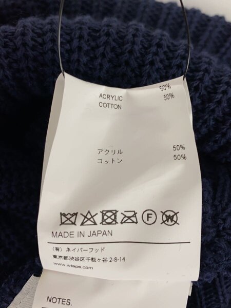 WTAPS ネイビー コットン セーター 03 WTAPS ネイビー コットン
