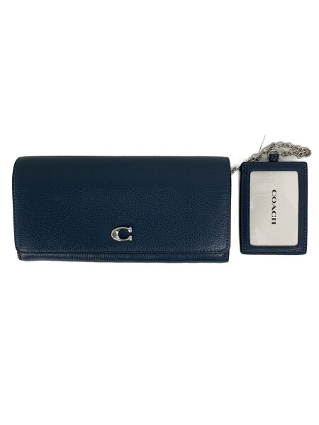 COACH(コーチ) / 長財布/レザー/ブルー/レディース | 中古品の販売 