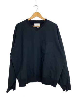 stein(シュタイン) / DIVIDE SLEEVE V NECK SWEAT LS/S/コットン 