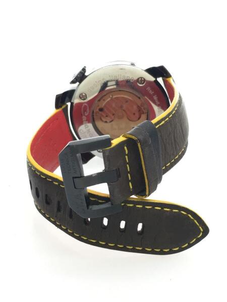 I.T.A.(アイティーエー) / 自動巻腕時計/アナログ/レザー/ブラック  