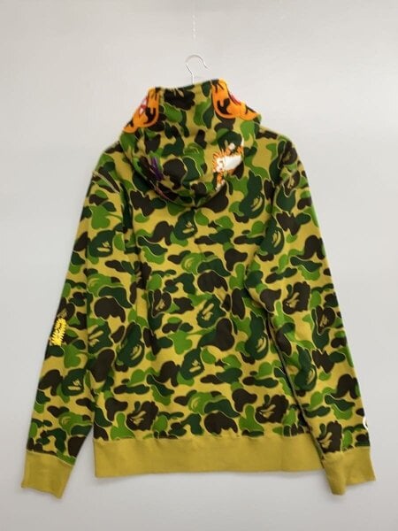 A BATHING APE(アベイシングエイプ) / ジップパーカー/XL/コットン/GRN