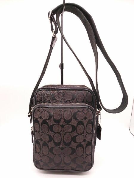 Coach コーチ ショルダーバッグ キャンバス Blk セカンドストリート 衣類 家具 家電等の買取と販売ならセカンドストリート お問い合わせ番号 2334780183287