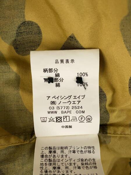 A BATHING APE(アベイシングエイプ) / 長袖シャツ/M/コットン/GRY 