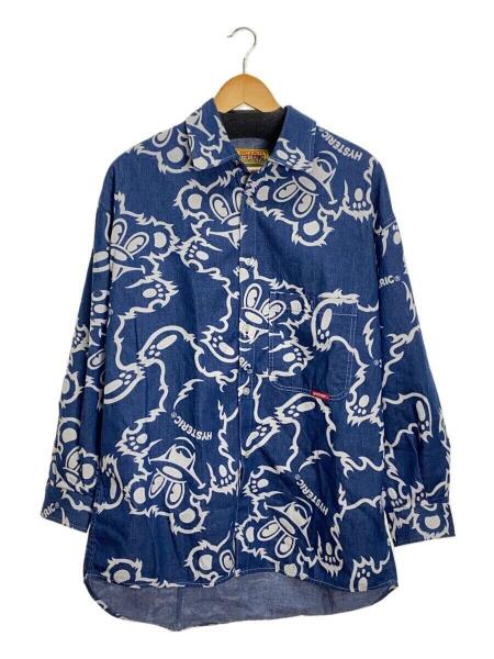 HYSTERIC GLAMOUR ファイヤーベア デニムジャケット ブルゾン