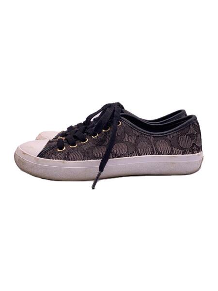 COACH(コーチ) / ローカットスニーカー/23cm/BLK/キャンバス/A00248 