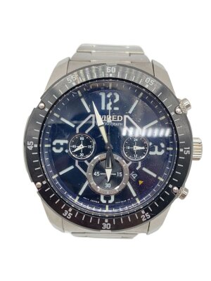 WIRED 美品 SEIKO セイコー ワイアード SS クォーツ クロノグラフ 