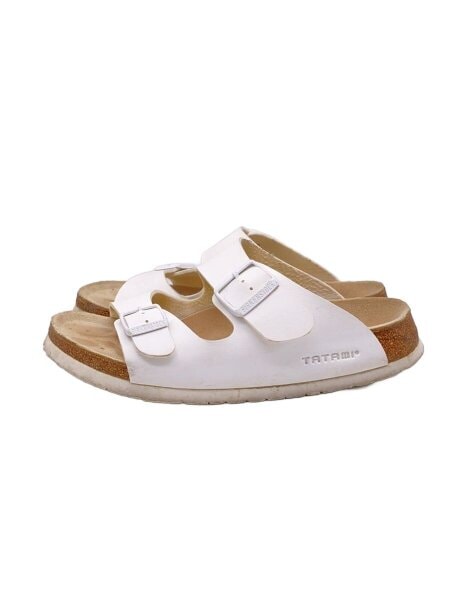 美品☆BIRKENSTOCK ・ビルケンシュトック☆バリ・サンダル・37 TATAMI BIRKENSTOCK(タタミビルケンシュトック) / サンダル/37/WHT