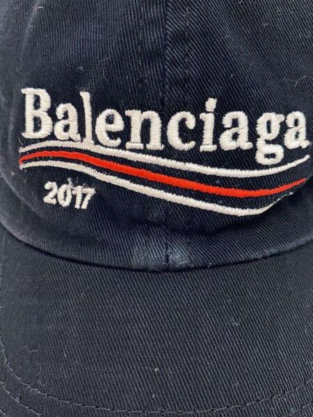 BALENCIAGA 2017 キャップ 黒474622 バレンシアガ ブラック