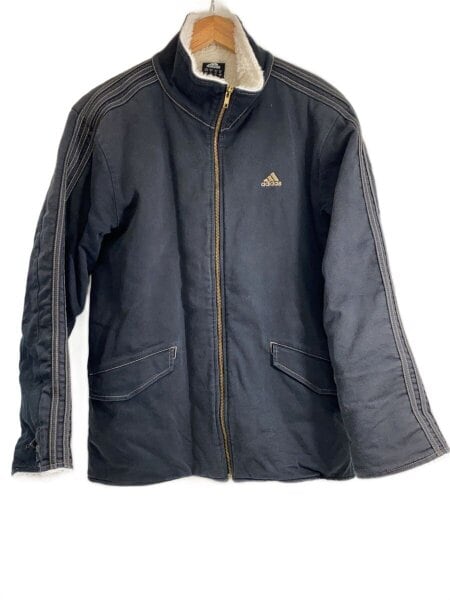 adidas(アディダス) / ジップアップ ボア ジャケット/M/デニム/BLK 