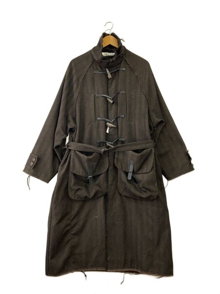 KOOI 22AW ダッフルコート KOOI(コーイ) / CUT OFF POCKET COAT/ダッフルコート/1/ウール/BRW