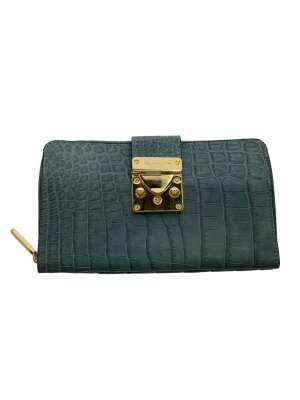 【中古】Accesoires De Mademoiselle  アクセソワ・ドゥ・マドモワゼル　財布　レザー　ブラウン＿S17＿s-0129-r17 A.D.M.J. - 【中古】Accesoires De Mademoiselle アクセソワ・ドゥ