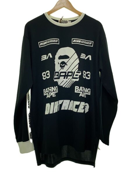 A BATHING APE(アベイシングエイプ) / 長袖Tシャツ/XL/コットン/BLK 