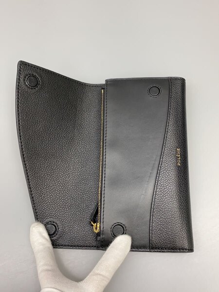 POLENE / 長財布/レザー/BLK/メンズ POLENE(ポレーヌ) / 長財布/レザー/BLK/メンズ | 中古品の販売・通販