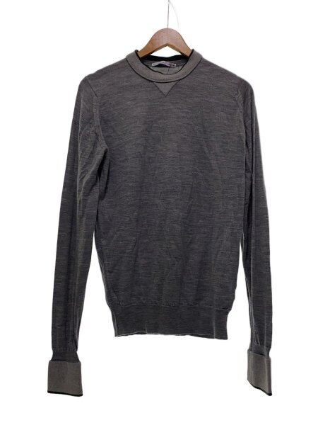 sacai ウールニット セーター グレー サイズ2 sacai(サカイ) / ニット・セーター(薄手)/1/ウール/GRY/19-02140M