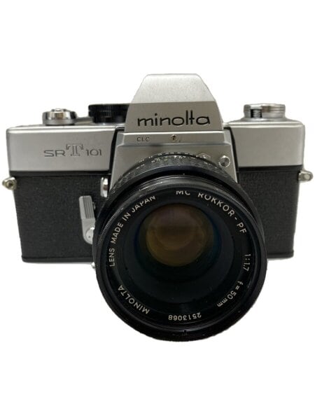 【匿名配送】ミノルタ SR-T 101 一眼レフフィルムカメラ 露出計OK ミノルタ SRT101 一眼レフ フィルムカメラ 173【匿名配送】 ミノルタ