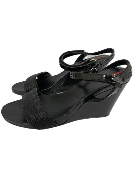 激安☆PRADA☆美品☆サイズ36☆サンダル☆黒☆プラダ