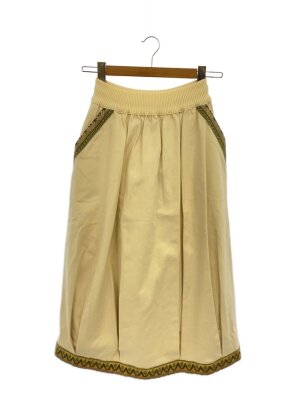 M.&KYOKO キョウコ　KYOKO アイボリー ロングスカート M.&KYOKO（エムアンドキョウコ）の中古品の通販サイト セカンド M