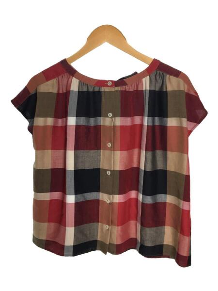 BLUE LABEL CRESTBRIDGE 半袖チェックブラウス クレストブリッジチェックブラウス（ブラウス）｜BLUE LABEL