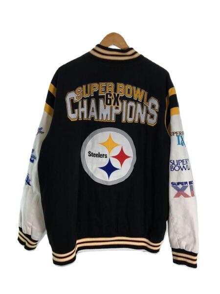 NFL(エヌエフエル) / スタジャン/XXL/コットン/BLK/無地/steelers 