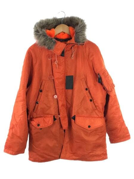 AVIREX / コート/M/ポリエステル/ORN/244711 AVIREX(アヴィレックス) / ミリタリージャケット/M/ナイロン/オレンジ