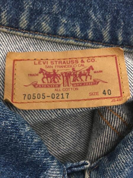 Levi's(リーバイス) / Gジャン/40/コットン/ボタン裏J22/日本製/70505