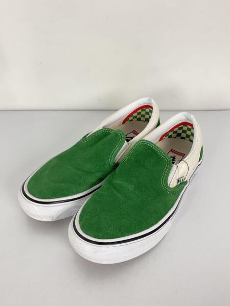 VANS(バンズ) / SKATE SLIP-ON/スリッポン/スニーカー/26.5cm/グリーン 