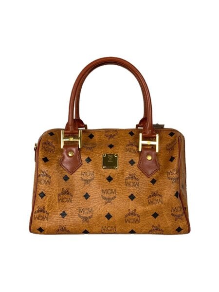 MCM ボストンバッグ ヴィセトス柄 レザー 大容量 旅行バッグ ロゴ MCM