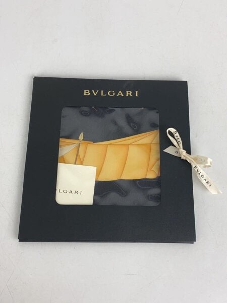 BVLGARI(ブルガリ) / スカーフ/シルク/ブラック/VASCELLI VOLANTI/気球