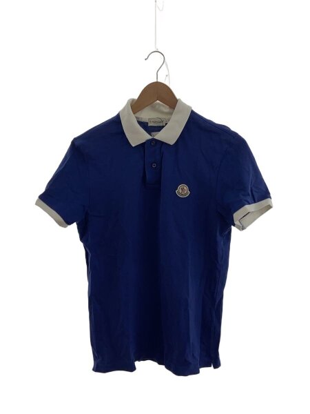 【国内正規品】MONCLER モンクレール ネイビー ポロシャツ S 中古・古着通販】MONCLER (モンクレール) ポロシャツ ネイビー サイズ