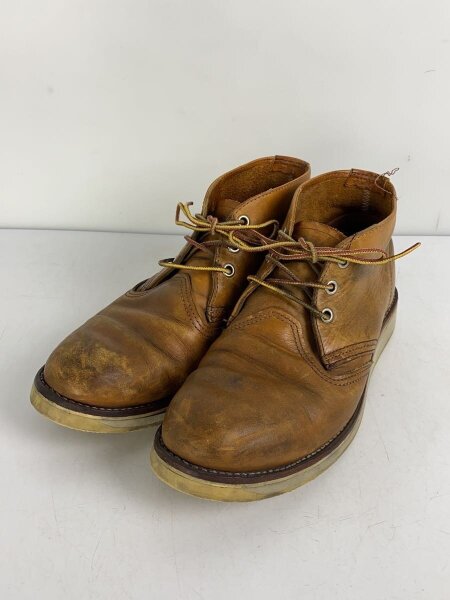 RED WING(レッドウィング) / ワークチャッカブーツ/25.5cm/レザー 