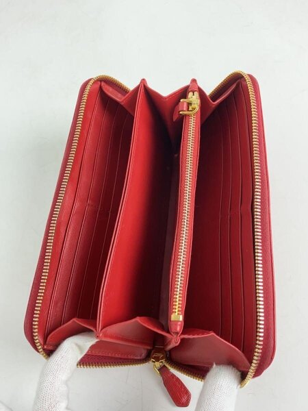 PRADA(プラダ) / 長財布/牛革/レッド/レディース/エピレザー/1ML506 