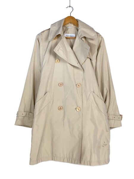 MAX MARA(マックスマーラ) / トレンチコート/38/ポリエステル/ベージュ 