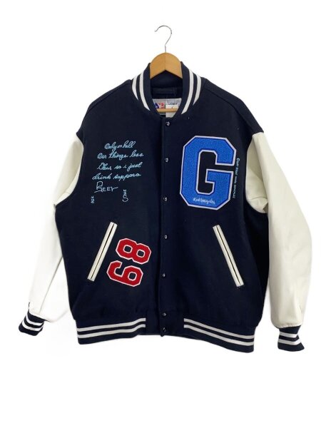 Mark Gonzales(マークゴンザレス) / スタジャン/L/ウール/NVY/2G5 