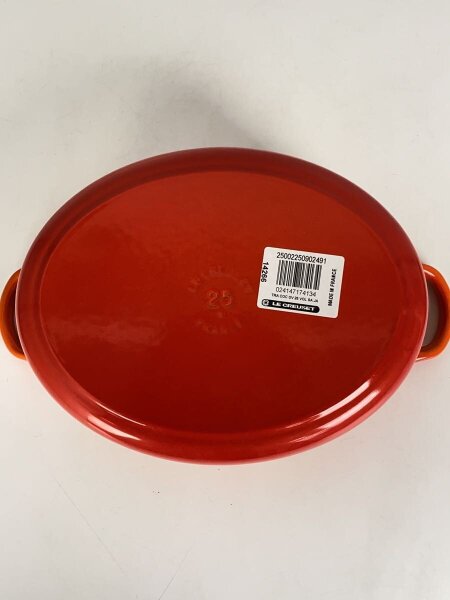 LE CREUSET(ルクルーゼ) / オーバル/両手鍋/サイズ:25cm/32L/オレンジ