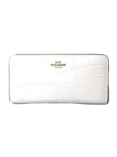 COACH(コーチ) / 長財布/レザー/ホワイト/白/レディース | 中古 COACH(コーチ) / 長財布/レザー/ホワイト/白/レディース | 中古