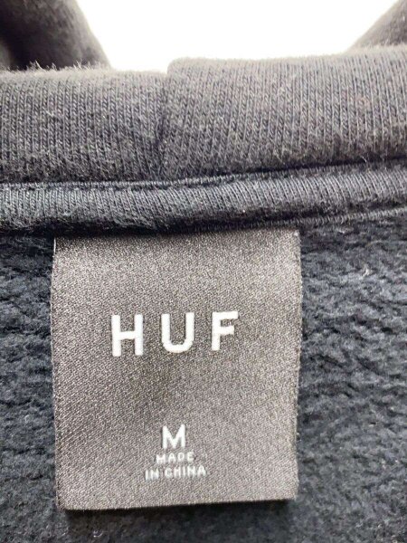HUF(ハフ) / ジップパーカー/M/コットン/BLK/PF00396 | 古着の販売