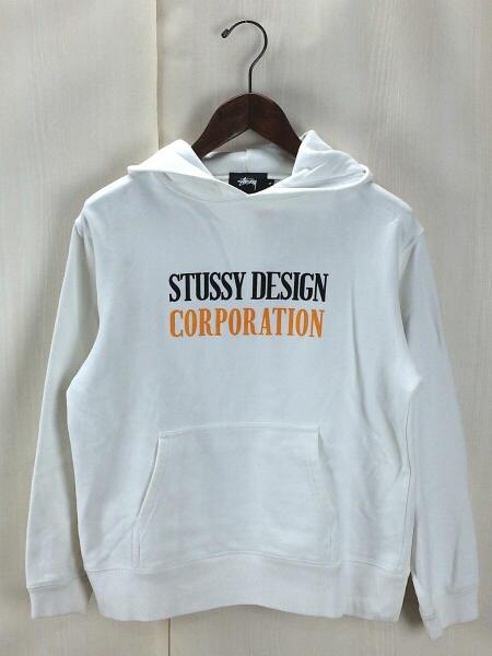 STUSSY(ステューシー) / パーカー/M/コットン/ホワイト/白色/フロント 