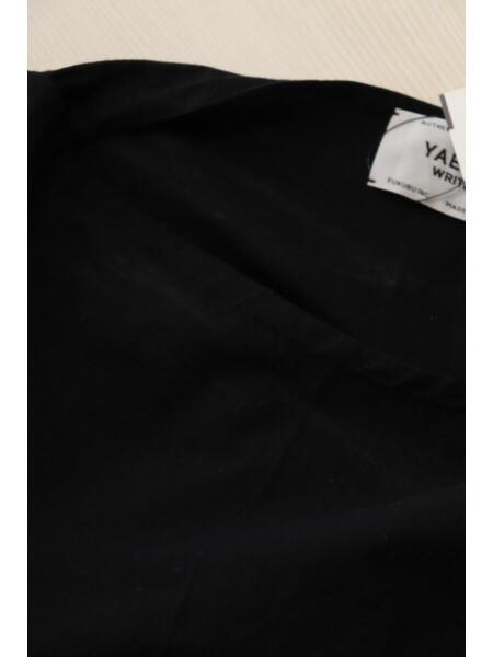 Yaeca ヤエカ 長袖ワンピース S コットン Blk 無地 ラップワンピース 黒 ブラック 綿 セカンドストリート 衣類 家具 家電等の買取と販売ならセカンドストリート お問い合わせ番号