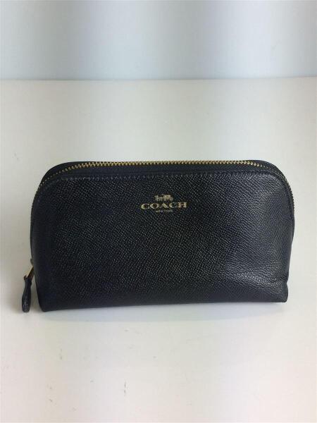COACH(コーチ) / ポーチ/レザー/BLK/ブラック/黒/F57857/シボ革 