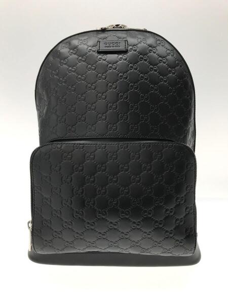 GUCCI(グッチ) / バッグ/レザー/BLK/総柄/406370/カーフレザー/493075 