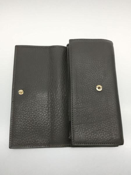 GUCCI(グッチ) / 長財布/レザー/GRY/ユニセックス/257124・1147 | 中古