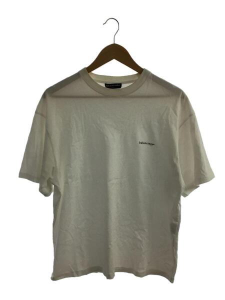 BALENCIAGA(バレンシアガ) / 17AW/Tシャツ/S/コットン/WHT/ミニロゴ 