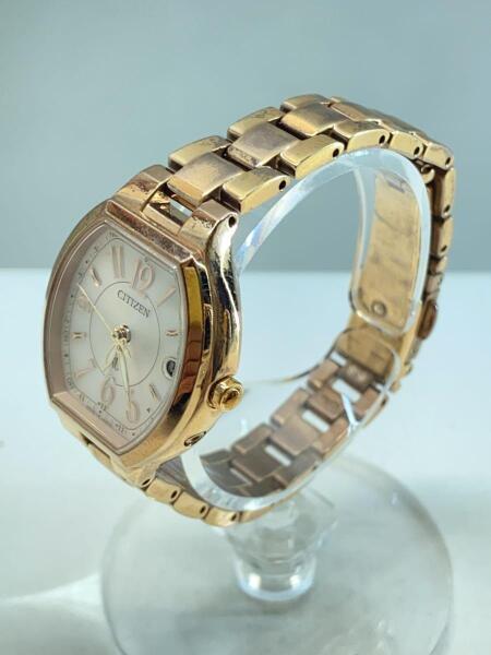 CITIZEN(シチズン) / クォーツ腕時計/アナログ/ステンレス/WHT/GLD