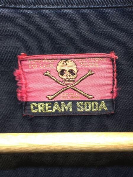 CREAM SODA(クリームソーダ) / Gジャン/--/コットン/NVY/無地 | 古着の